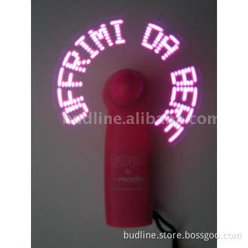Message mini fan